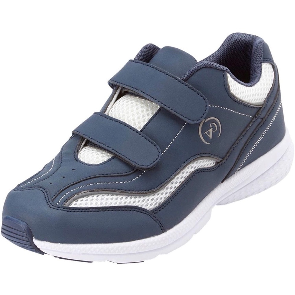 Comfortview Navy and White Women's Sneakers